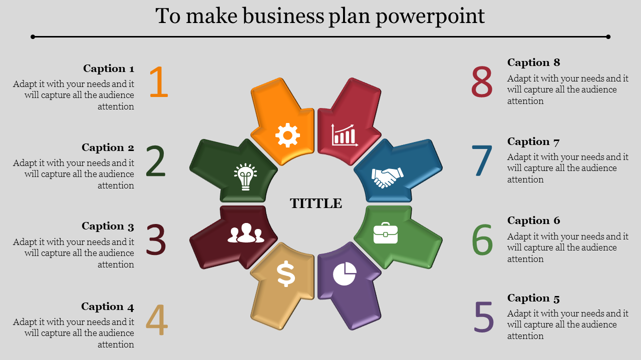 Circular Business Plan PowerPoint Slide Templates